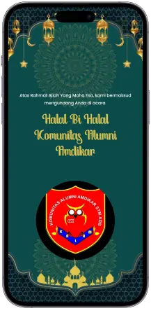 Contoh Undangan Online Halal Bi Halal