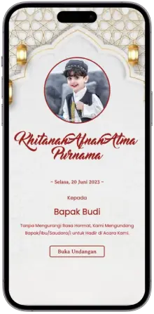 Contoh Undangan Online Khitanan