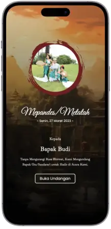 Contoh Undangan Online Mepandes