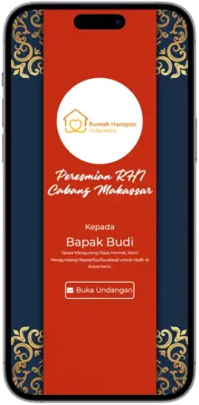 Contoh Undangan Online Peresmian