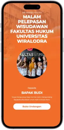 Contoh Undangan Online Wisuda